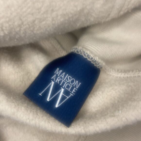 MAISON ARTICLE MENS LIFESTYLE HOODIE Beige Medium - Picture 5 of 8